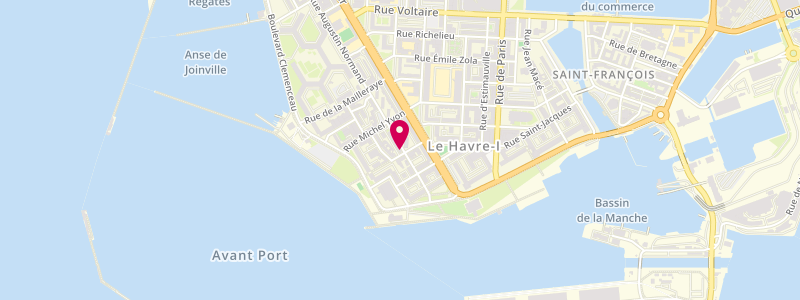 Plan de Le Perrey, 23 Rue Augustin Normand, 76600 Le Havre