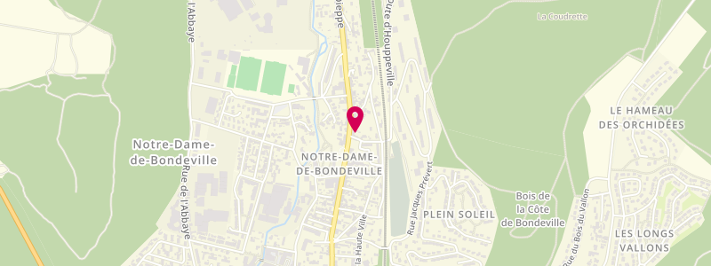 Plan de La Civette Bondevillaise, 206 Route de Dieppe, 76960 Notre-Dame-de-Bondeville