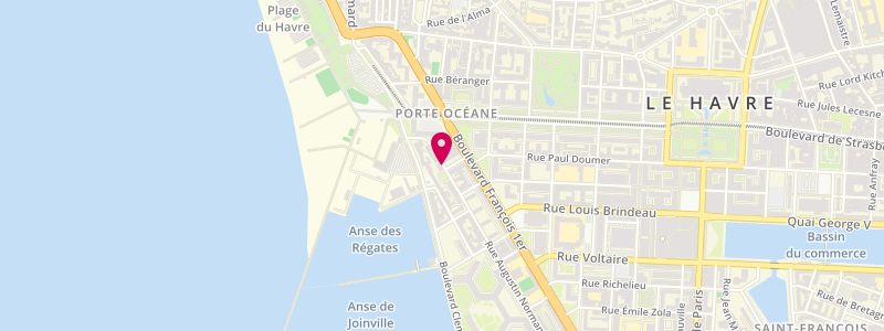 Plan de Mag Presse Océane, 163 Rue Augustin Normand, 76600 Le Havre