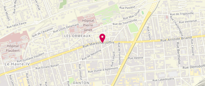 Plan de Le Saint Patrick, 124 Rue du Maréchal Joffre, 76600 Le Havre