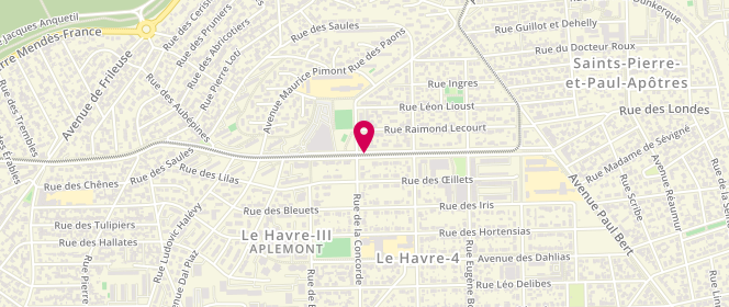 Plan de Mag Presse, Centre Commercial Super U Avenue Paul Verlaine, 76610 Le Havre