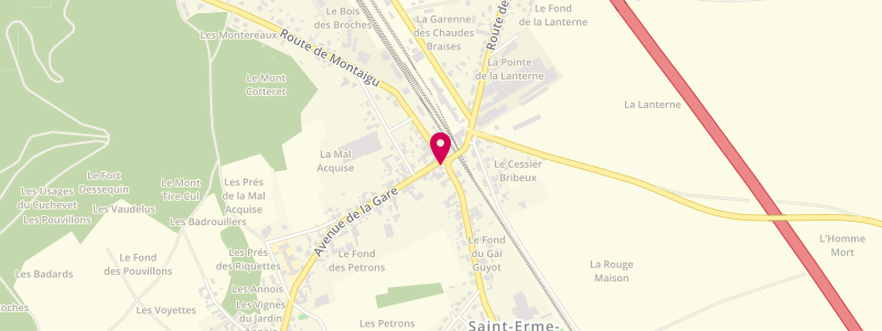 Plan de Le Cap Vert, 1 avenue de la Gare, 02820 Saint-Erme-Outre-et-Ramecourt