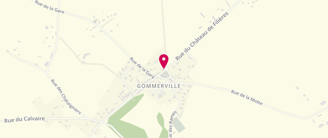 Plan de La Taranne, 5 Place des Anciens Combattants, 76430 Gommerville
