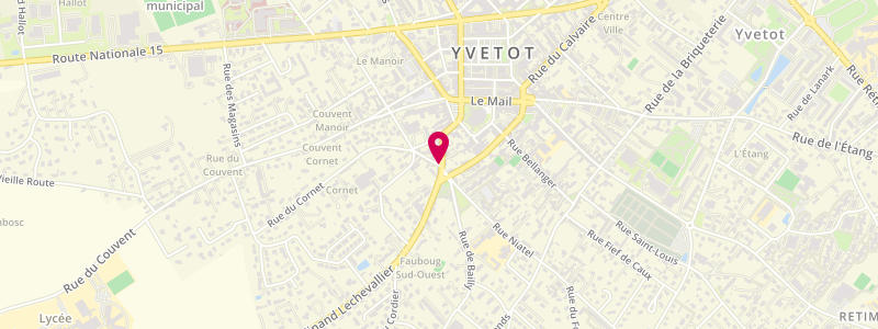 Plan de Au Bistro'quet, 34 Rue Ferdinand Lechevallier, 76190 Yvetot