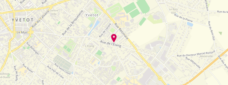 Plan de Marabout, 81 Rue de l'Étang, 76190 Yvetot
