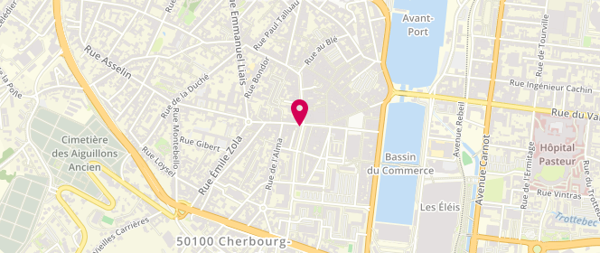Plan de Le Longchamp, 27 Rue Gambetta, 50100 Cherbourg-en-Cotentin