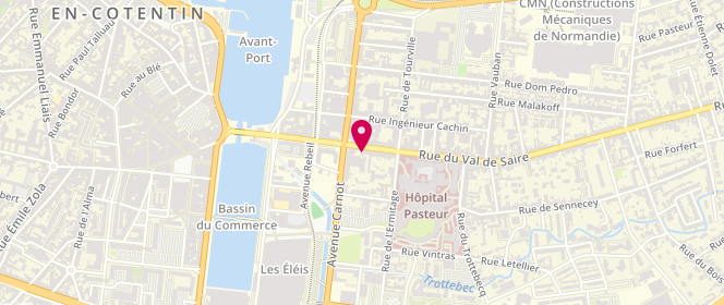 Plan de Le Gaulois, 18 Rue du Val de Saire, 50100 Cherbourg-en-Cotentin