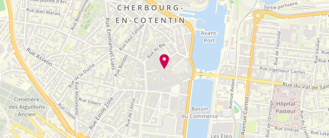 Plan de Maison de la Presse, 2 Rue des Fossés, 50100 Cherbourg-en-Cotentin