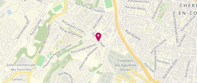 Plan de Bar des Aiguillons, 159 Rue de la Polle, 50130 Cherbourg-en-Cotentin