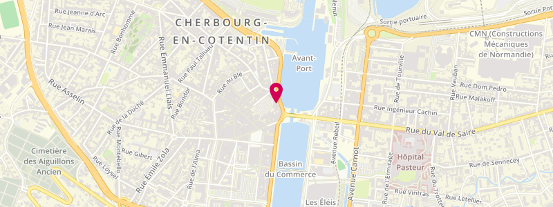 Plan de Le Narval, 38 Quai Caligny, 50100 Cherbourg-en-Cotentin