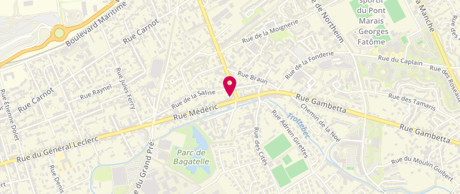 Plan de La Chope, 83 Rue Médéric, 50110 Cherbourg-en-Cotentin