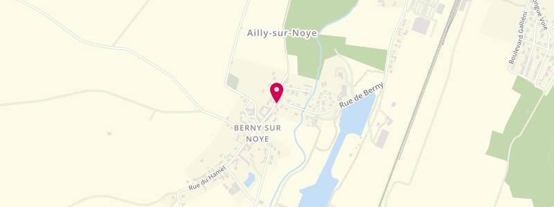 Plan de Le Berny, 1 Rue de Chaussoy, 80250 Ailly-sur-Noye
