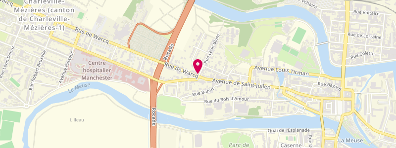 Plan de SOULE Laurent, 60 avenue de Saint-Julien, 08000 Charleville-Mézières