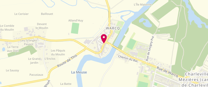 Plan de Le Warcq 1, 31 Rue République, 08000 Warcq