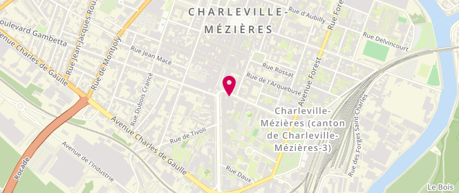 Plan de Bar de la Vallée, 8 avenue Jean Jaurès, 08000 Charleville-Mézières