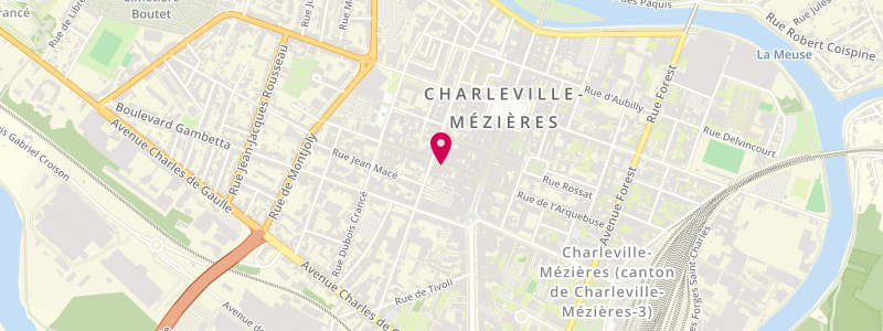 Plan de RICAULT Simone, 27 Rue Bourbon, 08000 Charleville-Mézières
