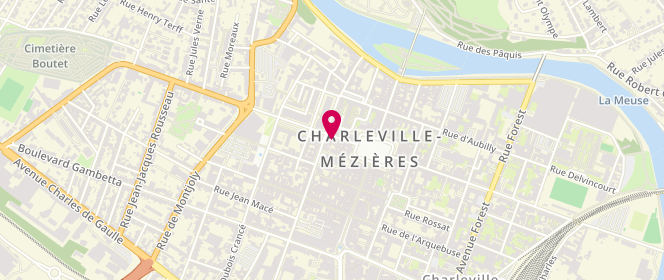 Plan de TRIVES Catherine, 23 Rue de Mantoue, 08000 Charleville-Mézières