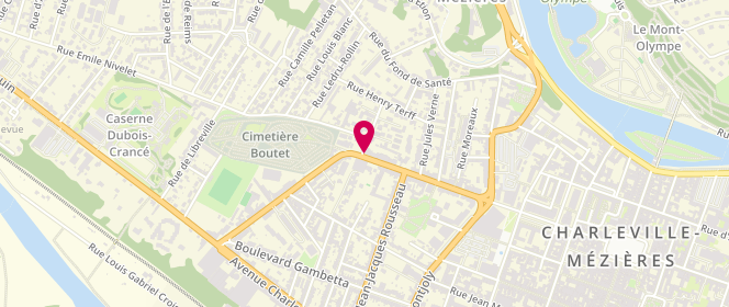 Plan de Au Dernier Sou, 82 avenue Charles Boutet, 08000 Charleville-Mézières