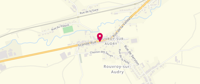 Plan de L'Anaponie, 127 Grande Rue, 08150 Rouvroy-sur-Audry