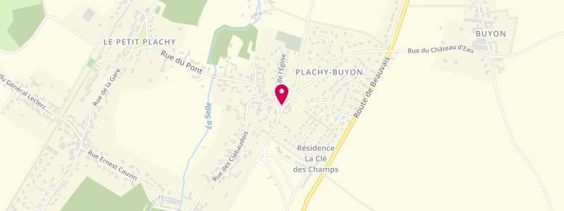 Plan de L'Annexe, 1 Route de Conty, 80160 Plachy-Buyon