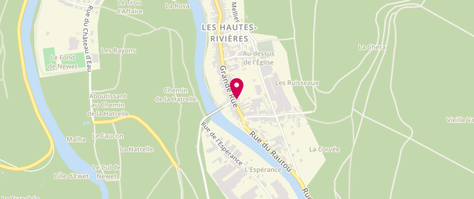 Plan de Chez Abdel, 52 Grande Rue, 08800 Les Hautes-Rivières