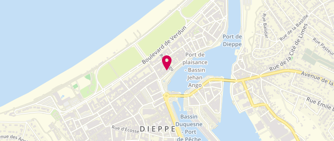 Plan de L'Escale Café, 19 Quai Henri Iv, 76200 Dieppe