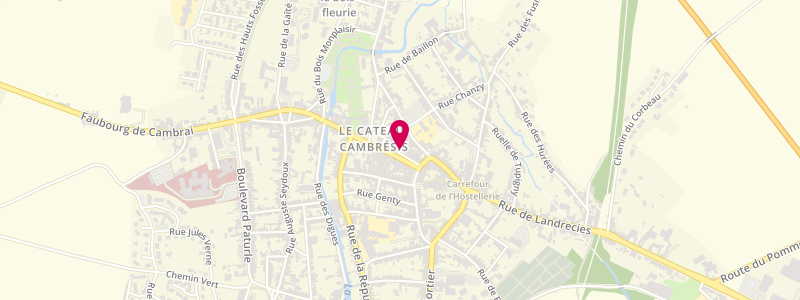 Plan de Au Beffroi, 1 Place General de Gaulle, 59360 Le Cateau-Cambrésis