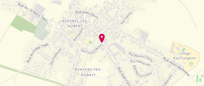 Plan de Le Narval, 21 Rue Sadi Carnot, 59129 Avesnes-les-Aubert