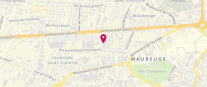 Plan de Le Marigny, 14 Rue Progrès, 59600 Maubeuge