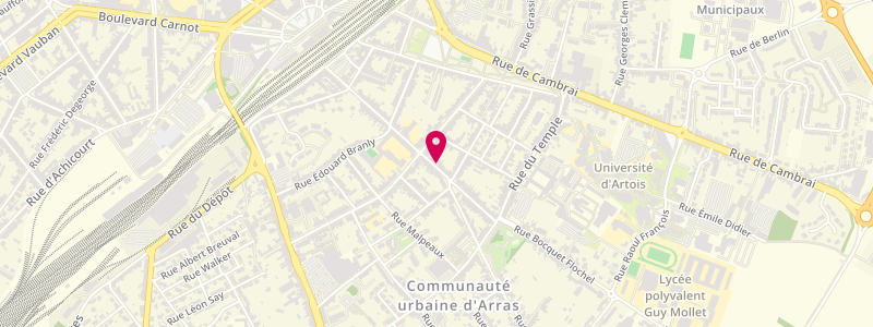 Plan de Le Fontenoy, 59 Rue de Saint-Quentin, 62000 Saint-Sauveur-Lez-Arras