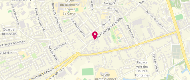 Plan de La Chope d'Or, 121 Rue Georges Auphelle, 62000 Arras