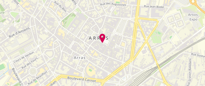 Plan de Cafe Tabac Les Arcades, 30 Place des Heros, 62000 Arras