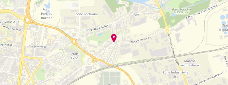 Plan de Le Saint Laurent, 43 Rue du Dr Mellin, 62223 Saint-Laurent-Blangy