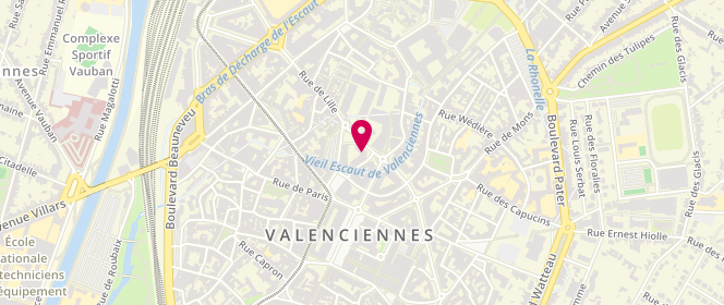 Plan de Le Balto, 1 Rue du 127eme R. I, 59300 Valenciennes