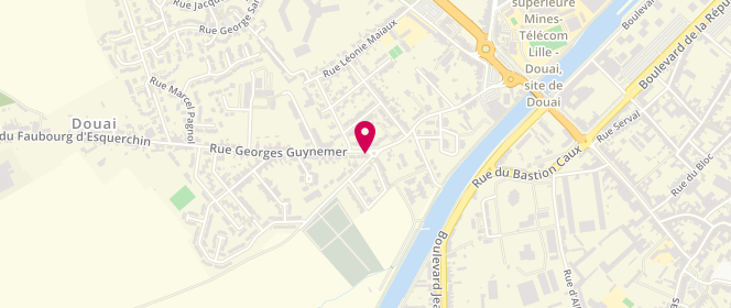 Plan de Café de la Brayelle, 365 Rue Guynemer, 59500 Douai