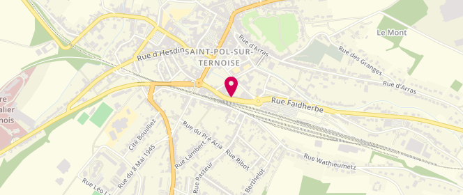 Plan de Le Marigny, 11 Boulevard Carnot, 62130 Saint-Pol-sur-Ternoise