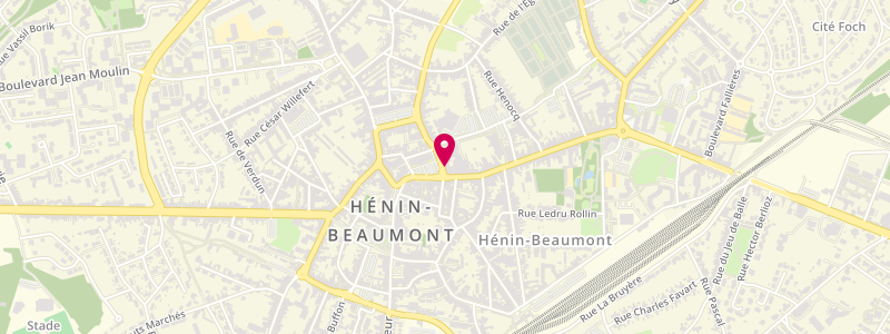 Plan de DELOFFRE Jean, 20 Rue Montpencher, 62110 Hénin-Beaumont
