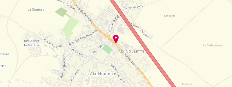 Plan de Le Lafayette, 14 Route d'Arras, 62160 Aix-Noulette