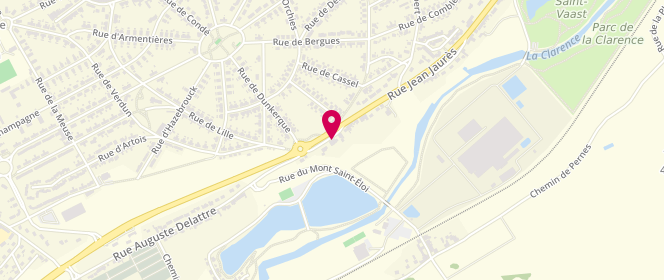 Plan de Les Varietes, 78 Rue Jean Jaurès, 62540 Marles-les-Mines
