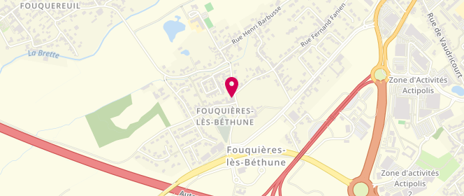 Plan de Le Campagnard, 15 Rue des Fontaines, 62232 Fouquières-lès-Béthune
