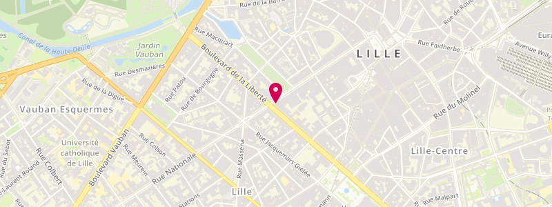 Plan de Le Pacha, 107 Rue Nationale, 59000 Lille