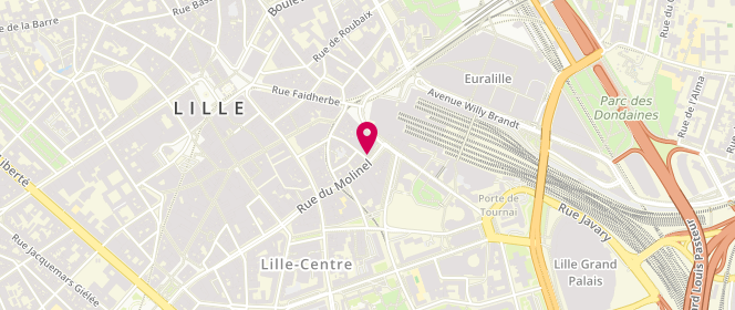 Plan de Sinclair, 20 Rue du Molinel - Lille, 59800 Lille