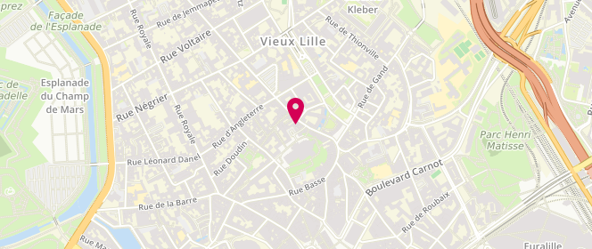 Plan de Les Comptes de Flandres, 51 Rue de la Monnaie, 59800 Lille