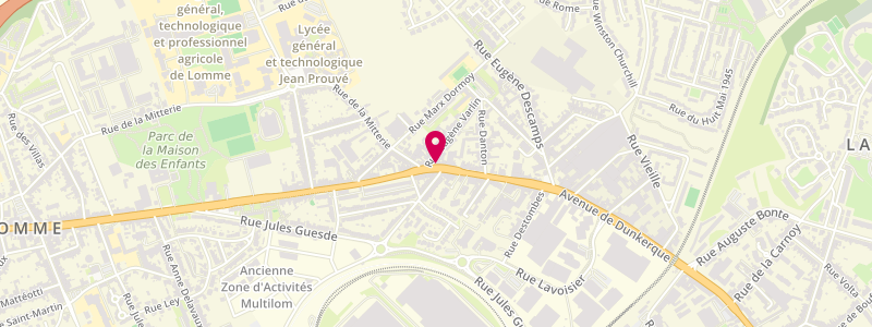 Plan de La Mitterie, 662 avenue de Dunkerque, 59160 Lille