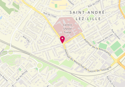 Plan de Le Carre d'As, 80 Rue de Lambersart, 59350 Saint-André-lez-Lille