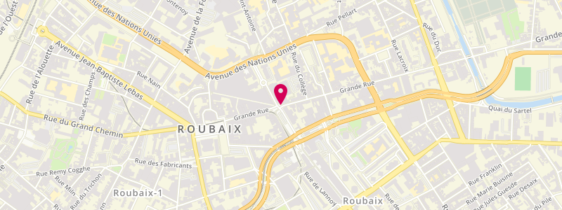 Plan de Les Olympiades, 53 Grande Rue, 59100 Roubaix