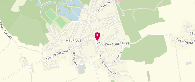 Plan de Le Floreal, 215 Rue Aire, 62570 Helfaut