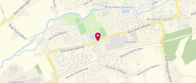 Plan de Le Jockey, 145 Rue Jean Jaurès, 62575 Blendecques