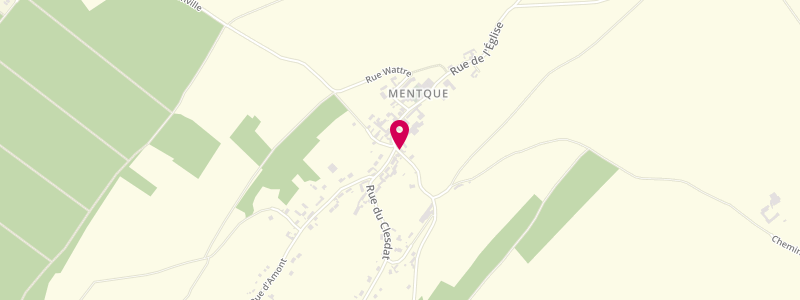 Plan de BOUIN Marie, 7 Rue du Mont de Mentque, 62890 Mentque-Nortbécourt