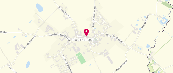 Plan de Au Cygne, 24 Rue de Calais, 59470 Houtkerque
